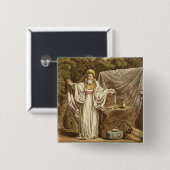 R刻まれる彼の司法習慣のアーチのドルイド教司祭 缶バッジ (正面&裏面)