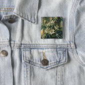 「R植物相の寺院」のための青い情熱の花 缶バッジ (インサイチュ)