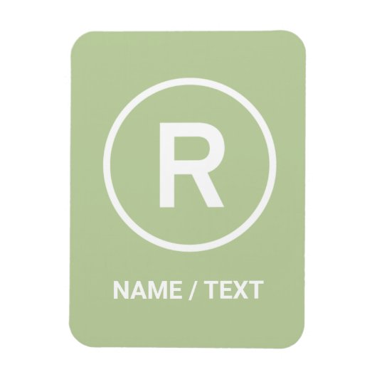 R生食ダイエットロゴブランディング パーソナライズされた マグネット (縦)