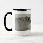 R11スノーシューハレのヘッドショット マグカップ (左)