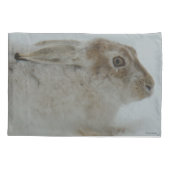 R11 スノーシューウサギ 枕カバー (裏面)