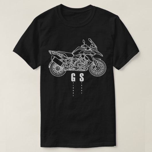 R1200GSエンデューロモーターラッドGS Tシャツ (デザイン正面)