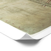 R171 f.285カンタベリー大聖堂とthの計画 ポスター (角)