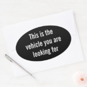 R2引用車両ステッカー 楕円形シール (封筒)