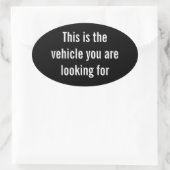 R2引用車両ステッカー 楕円形シール (バッグ)