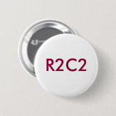 R2C2 缶バッジ (正面&裏面)