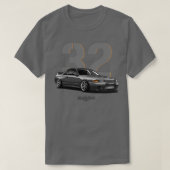 R32 GTRグレーTShirt Tシャツ (デザイン正面)