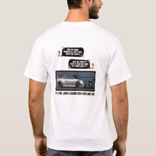 R34スカイラインGTR Tシャツ