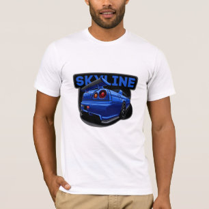 R34スカイラインGTR Tシャツ