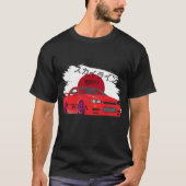 R34 Skyline Japan Style JDM Car Art Tシャツ (正面)
