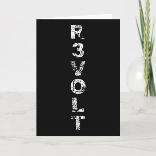 R3volt - 抵抗 - 反抗的作業 カード (正面)