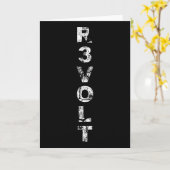 R3volt - 抵抗 - 反抗的作業 カード (黄色い花)