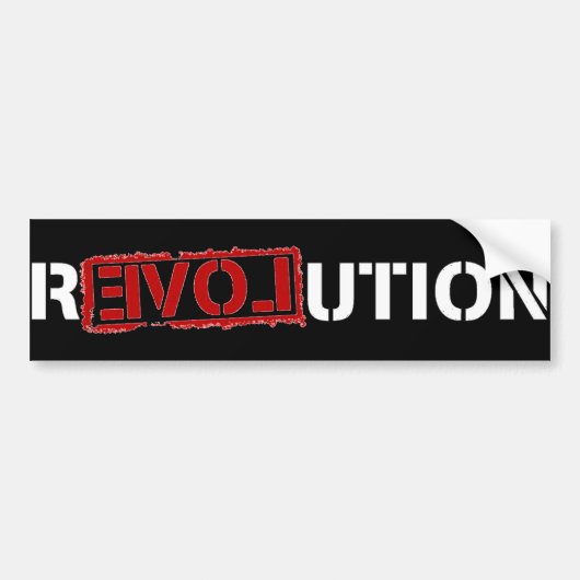 r3volution バンパーステッカー (正面)