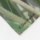 R4ブルスネークin the Grass フリースブランケット (角)