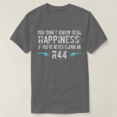 R44もしを飛んだことがない Tシャツ (デザイン正面)