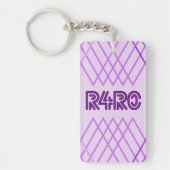 R4r0  キーホルダー (正面)