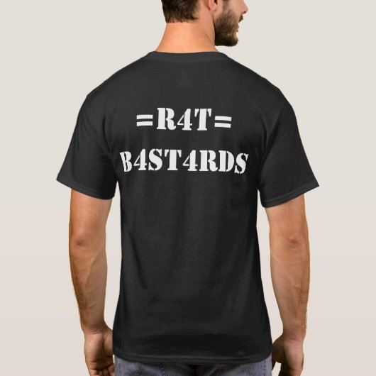 R4TB4ST4RDS Tシャツ (裏面)