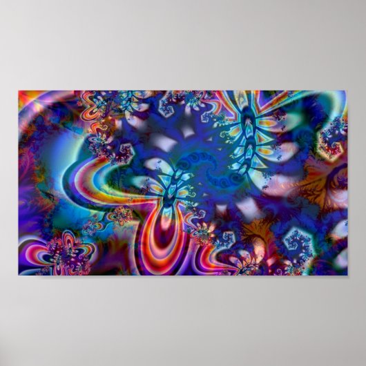 R5K4フラクタルアートポスター ポスター (正面)