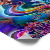 R5K4フラクタルアートポスター ポスター (角)