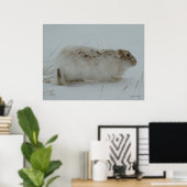 R7スノーシューヘア走準備 ポスター (ホームオフィス)