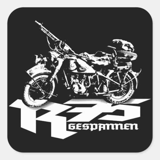 R75角ステッカー スクエアシール (正面)