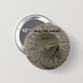 R9 プレーリー・ラットルヘビ 缶バッジ (正面&裏面)