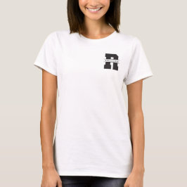 「R」で始まる名前の自慢のサッカーママ 赤 Tシャツ