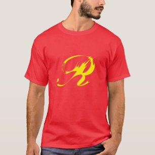 "R"の単語 Tシャツ