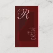 「R」の名刺 名刺 (裏面)