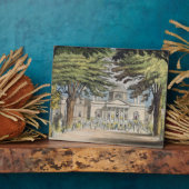 R・アッカーマのチズウィック・ハウス本庁前 フォトプラーク (側面)