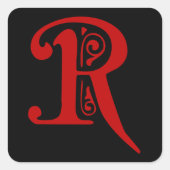 R スクエアシール (正面)