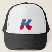 R (ロシア) キャップ (正面)