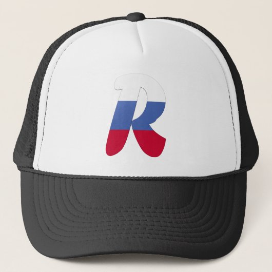 R (ロシア) キャップ (正面)