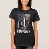 R 動揺して E D Friday Remember Everyone Deploye Tシャツ (正面)