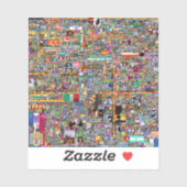 r/場所 シール (シート)