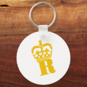 R – 文字 – 名前 キーホルダー (正面)