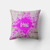 R -落書きの枕 クッション (裏面)