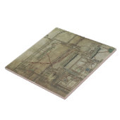 R 171氏のカンタベリーのカテドラルおよびThのf.285計画 タイル (側面)