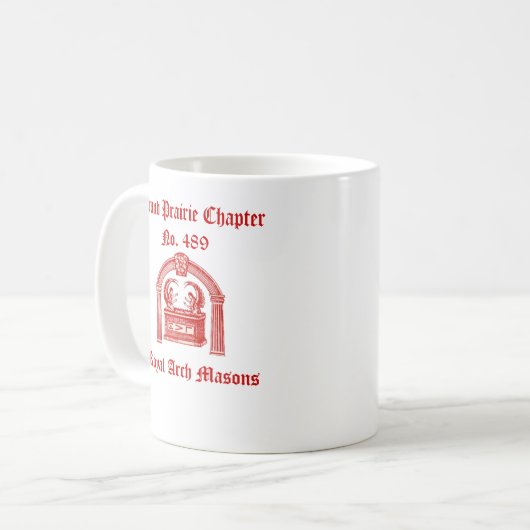 R.A.M. Issachar (王室のなアーチの石大工)の種族 コーヒーマグカップ (正面左)