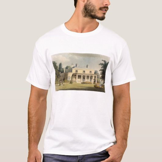 R. Ackermann's (1764-1834年) 「Rからのウィンブルドン公園、 Tシャツ (正面)