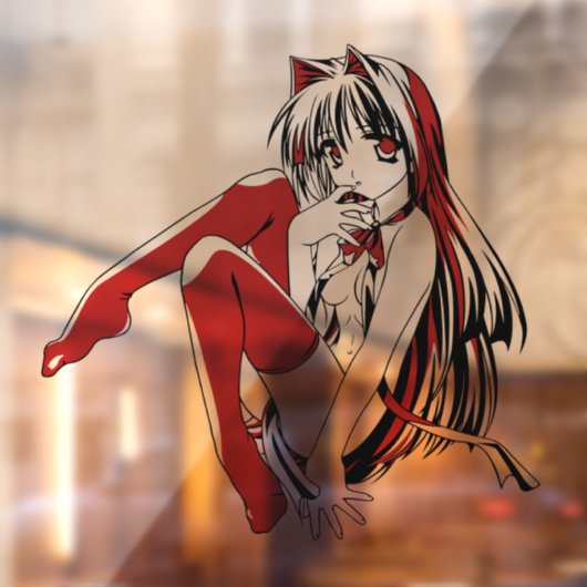 R & Bマンガネコキャットガールフューリーロリアニメ ウィンドウサイン (シート2)