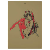 R & Bマンガネコキャットガールフューリーロリアニメ クリップボード (裏面)