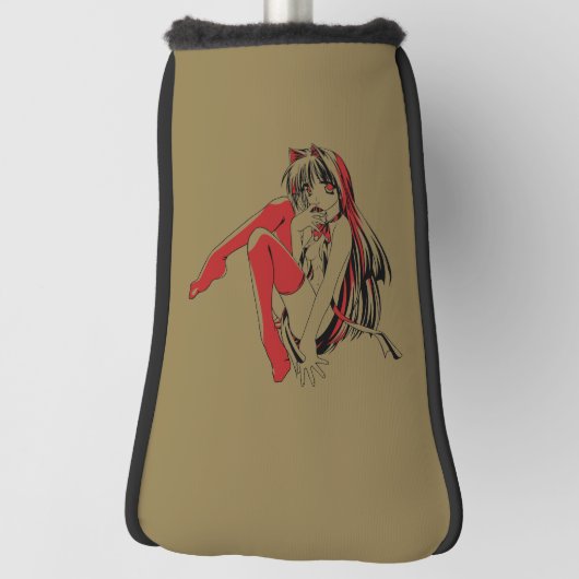 R & Bマンガネコキャットガールフューリーロリアニメ ゴルフヘッドカバー (回転90)