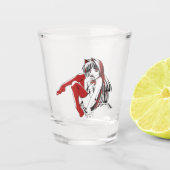 R & Bマンガネコキャットガールフューリーロリアニメ ショットグラス (正面)