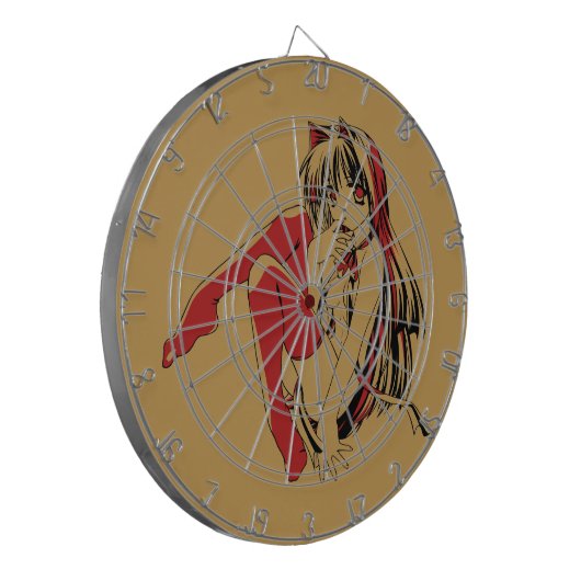 R & Bマンガネコキャットガールフューリーロリアニメ ダーツボード (正面左)