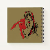 R & Bマンガネコキャットガールフューリーロリアニメ ノートブック (裏面)