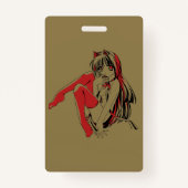 R & Bマンガネコキャットガールフューリーロリアニメ バッジ (裏面)