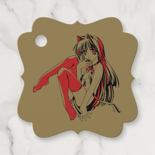 R & Bマンガネコキャットガールフューリーロリアニメ フェイバータグ (正面)