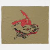 R & Bマンガネコキャットガールフューリーロリアニメ フリースブランケット (正面(横))