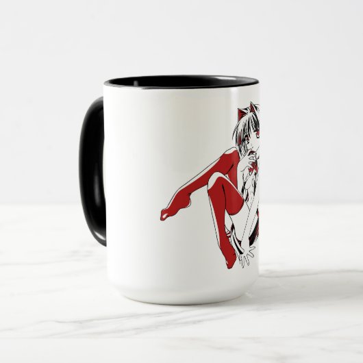 R & Bマンガネコキャットガールフューリーロリアニメ マグカップ (正面左)